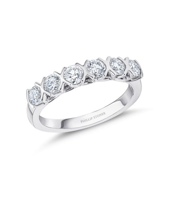 0.96ct Diamond Set Statement Eternity Band – Platinum