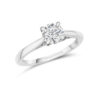 1.01ct D SI2 Round Brilliant Diamond Solitaire Ring